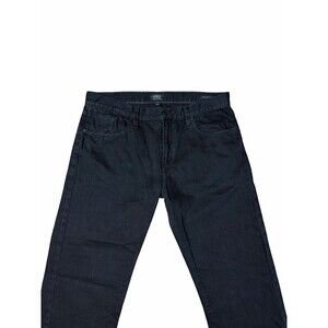 AgoldE Black Men’s Jeans Straight 36x34 Black Soft Denim Cotton Made In L.A. USA